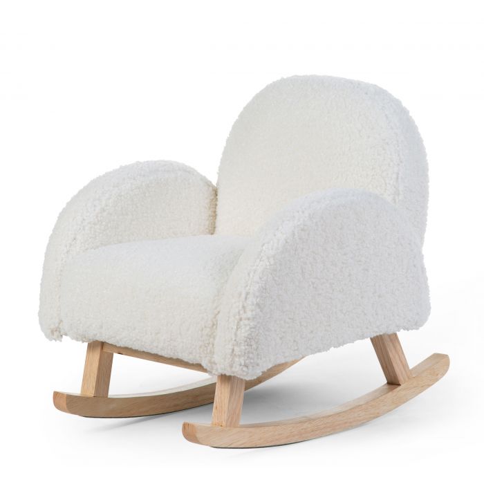 Childhome - Fauteuil à bascule - Teddy - Écru naturel