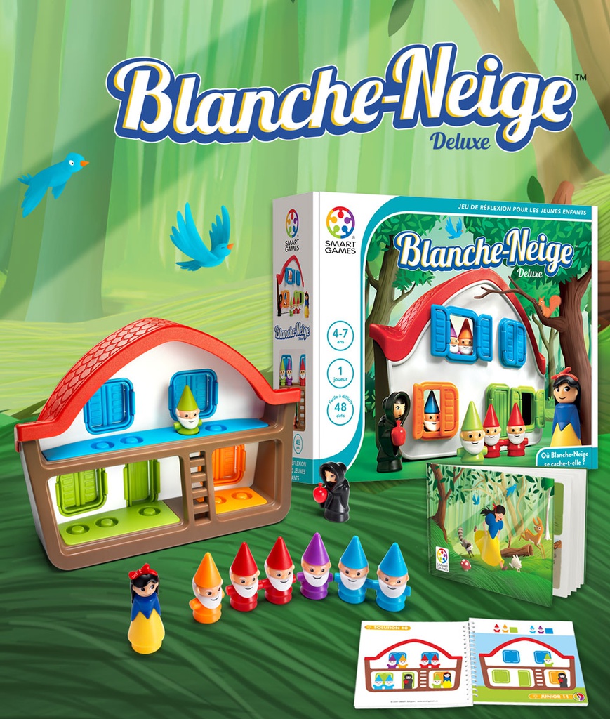 Smartgames - Blanche-Neige Deluxe - 4 à 7 ans