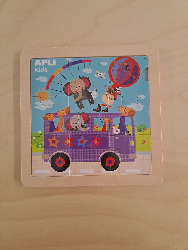 Apli - Petit puzzle 9pcs - Bus