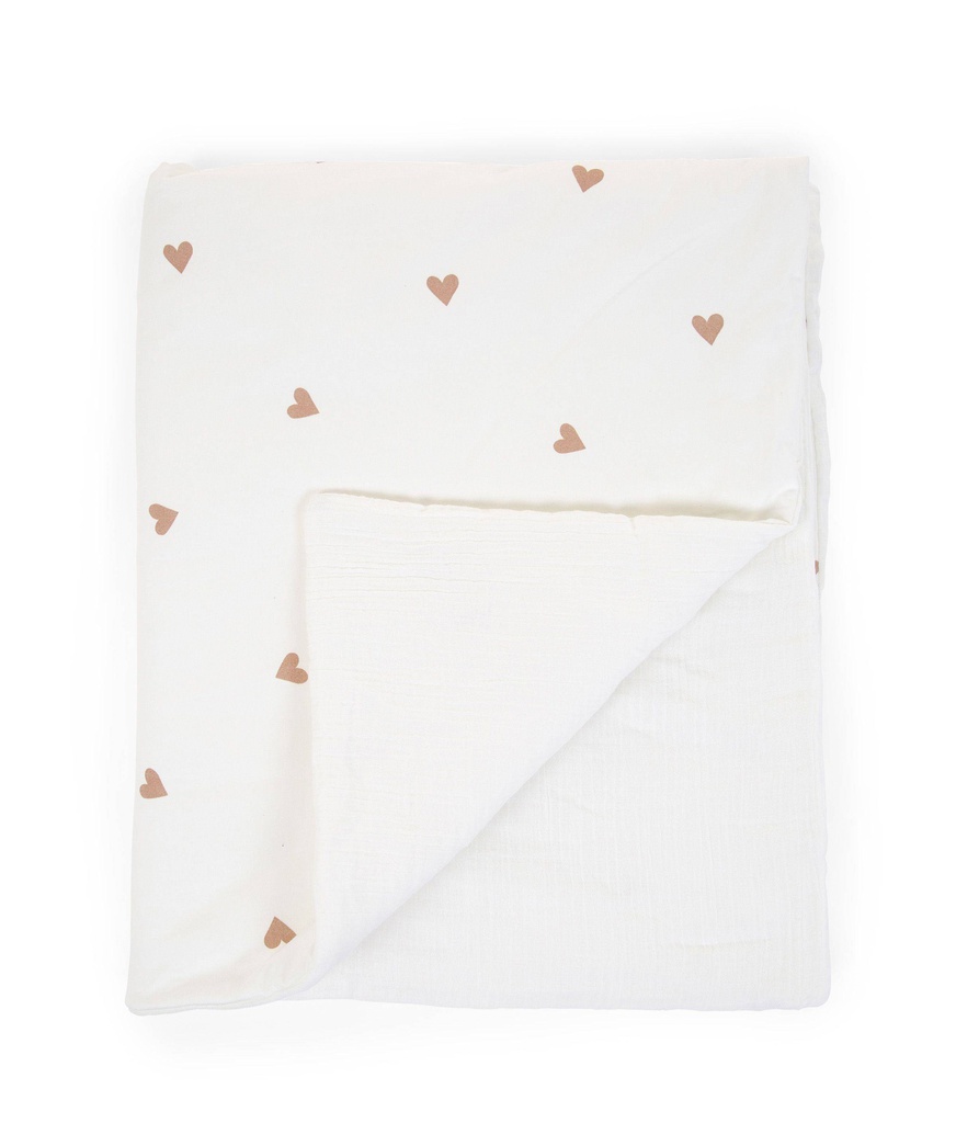 Childhome - Couverture - Hearts + Muslim - 80x100 cm