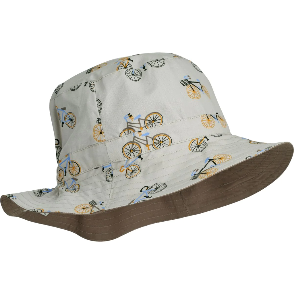 LIEWOOD - Chapeau de soleil réversible Sander - Bicycle / Cloud Blue