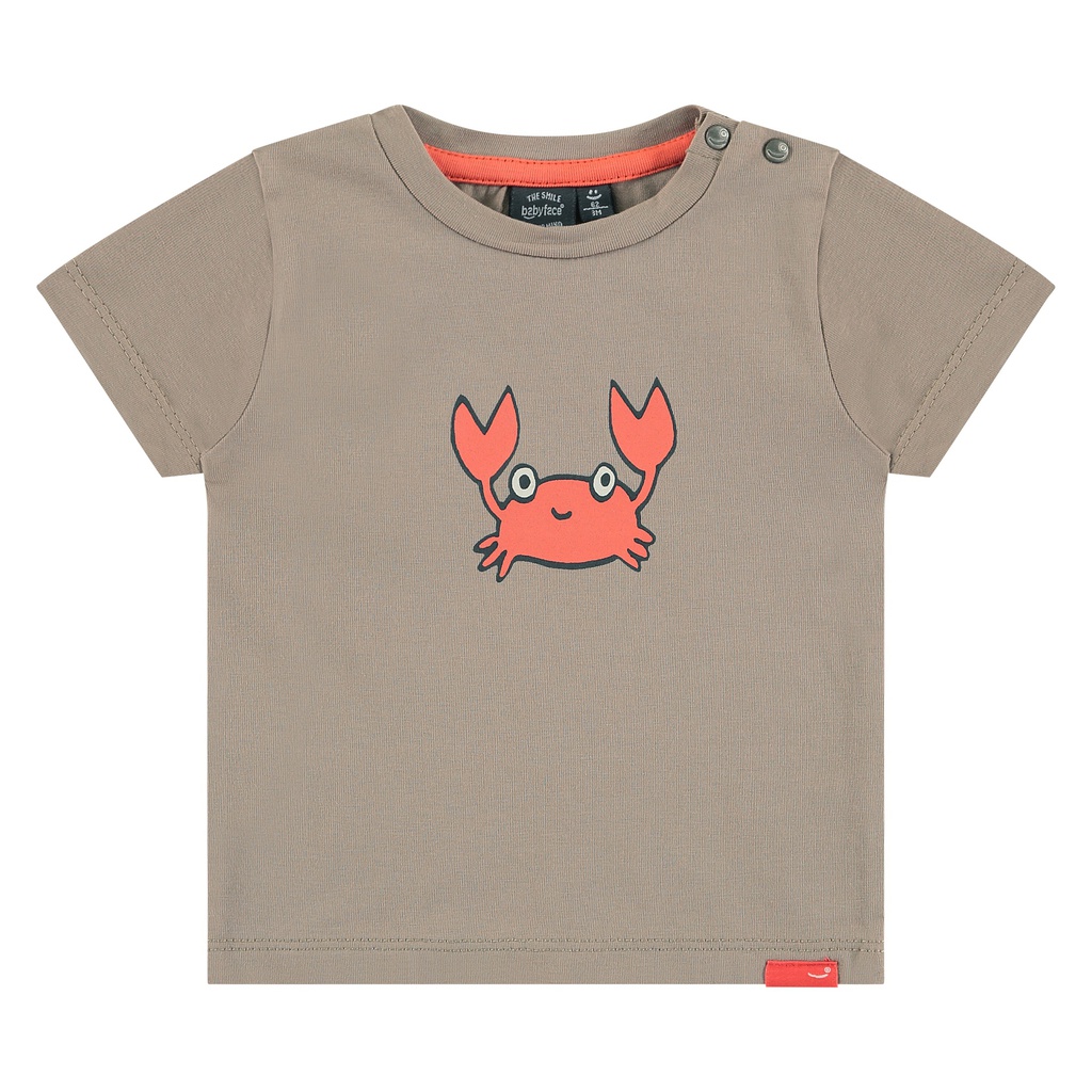 Babyface - T-shirt imprimé crabe - Taupe