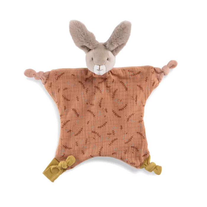 Moulin Roty - Doudou lapin argile - Trois petits lapins