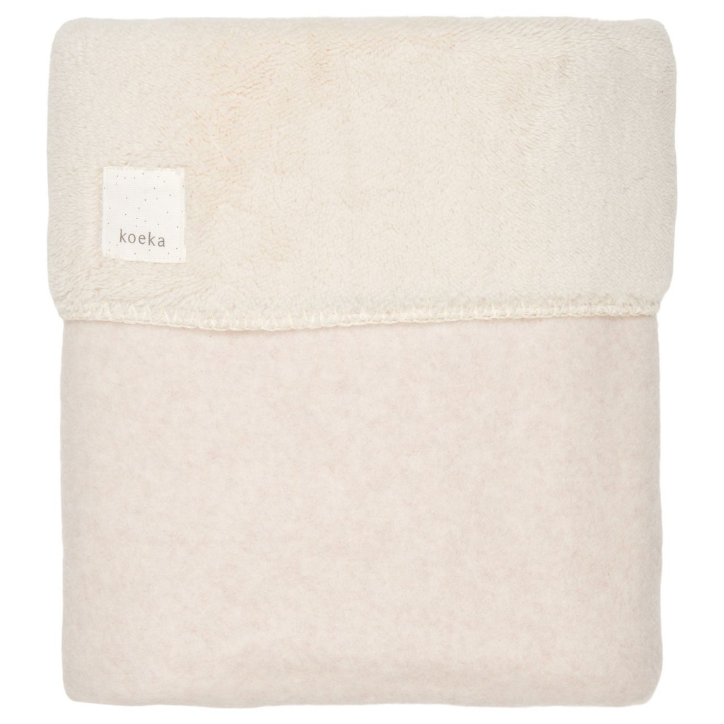 Koeka - Couverture berceau Teddy Denver - Nougat 75x100