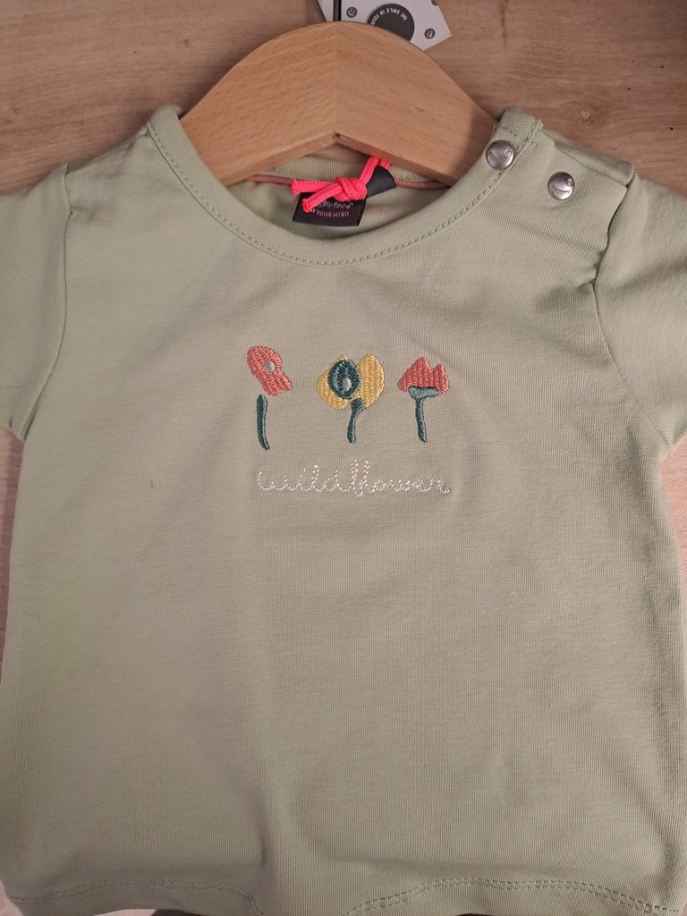 BABYFACE - T-shirt courtes manches - 3 mois - Fleurs / sage