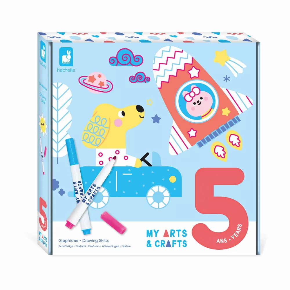 Janod - Coffret créatif Graphisme - 5 ans