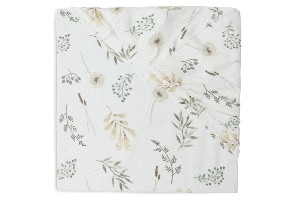 Jollein - Drap-housse Jersey 60x120 - Wild Flowers