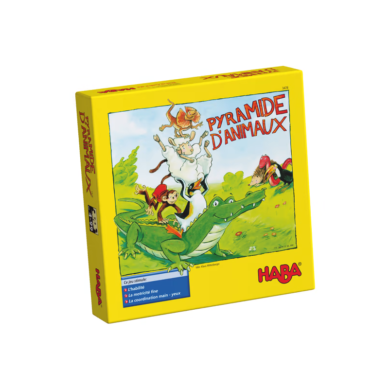 HABA - Jeu Pyramide d'Animaux - 4 ans +