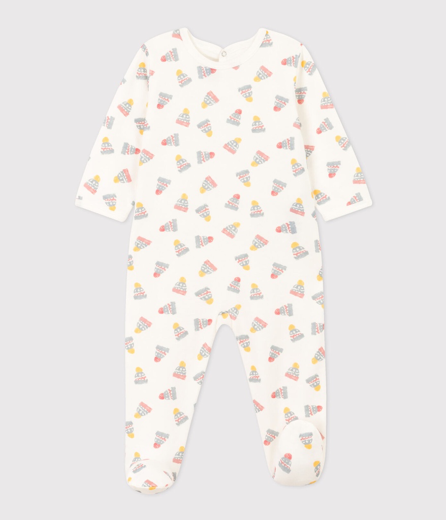 Petit Bateau - Pyjama Dors Bien - Bonnets en molleton