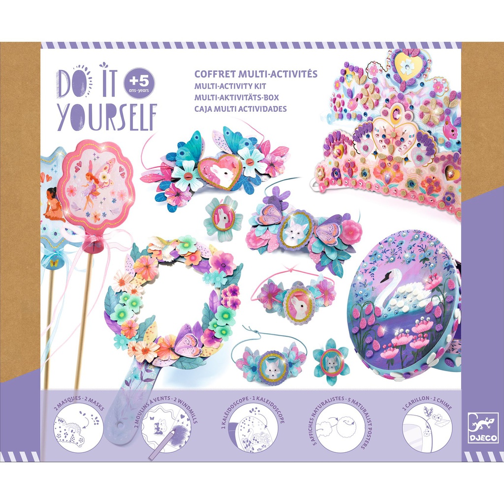 DJECO - Do It Yourself - Coffret multi-activités - 5 ans +