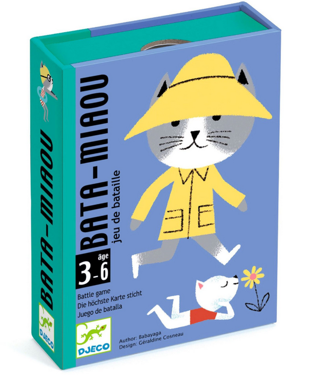 DJECO - Jeu de cartes - Bata-miaou - 3 à 6 ans