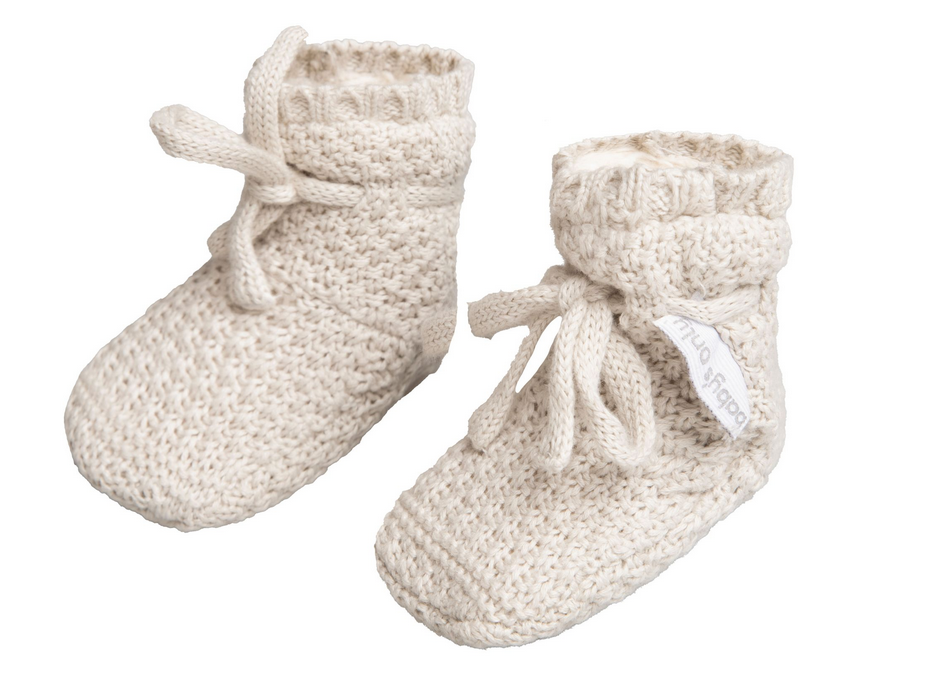 Baby'only - Chaussons teddy Willow warm linen - 0-3 mois