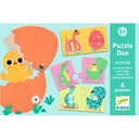 DJECO - Puzzle Duo Les oeufs rigolos - 2 ans +