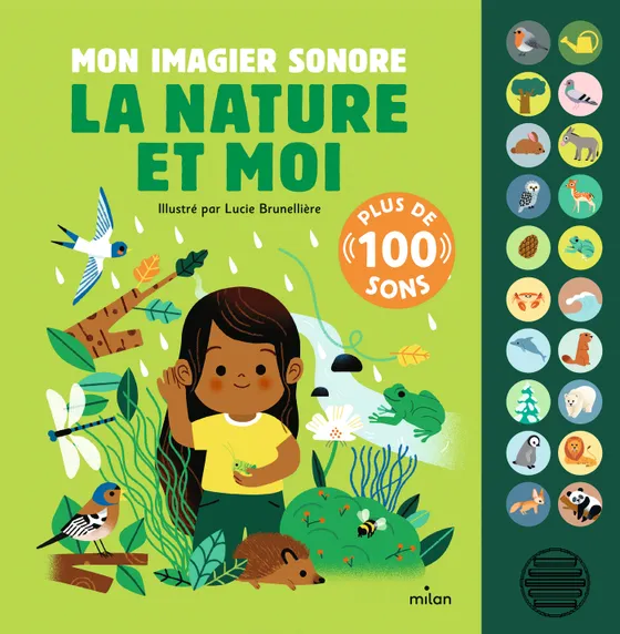 Mon imagier sonore - La nature et moi - Éditions Milan