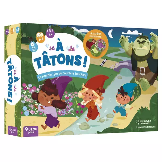 Auzou - Jeu de course À tâtons ! 4 ans +