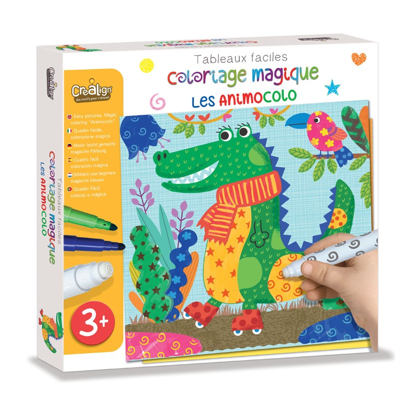 Crealign' - Coloriage magique Les Animocolo - 3 ans +