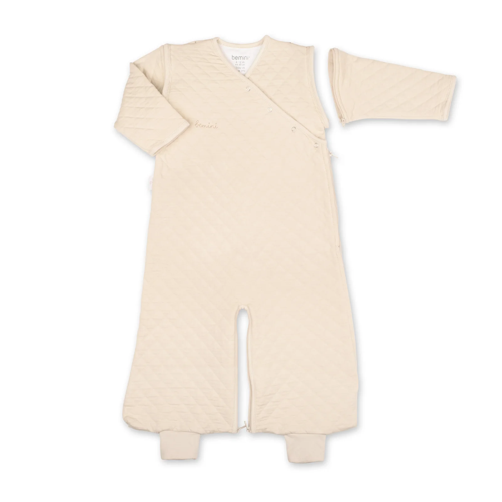 Bemini - Magic bag 4-12M Pady Quilted Jersey Tog 1,5 - Cream