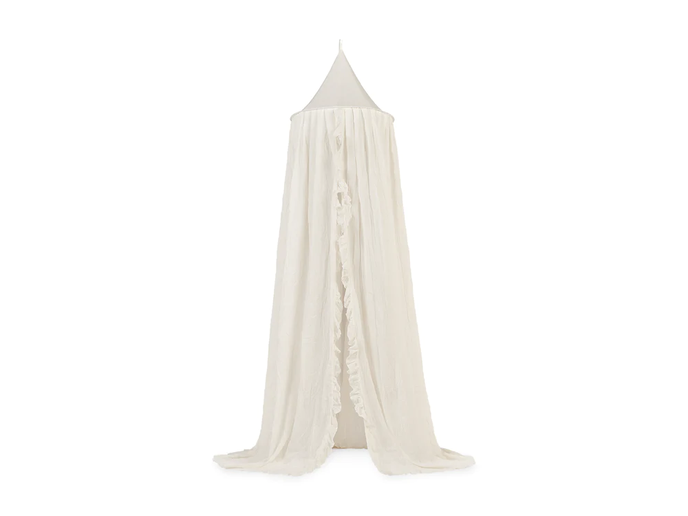 Jollein - Ciel de lit Vintage 245cm Ruffle - Ivory