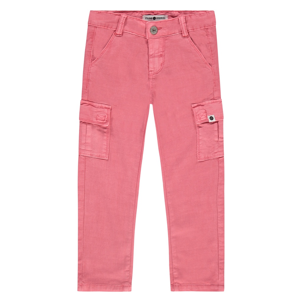 STAINS &amp; STORIES (BY BABYFACE) - Pantalon cargo fille - Bubblegum