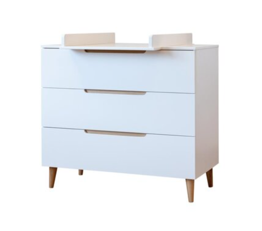 Pericles - Commode + plan à langer - Boho White