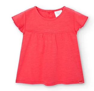 Boboli - T-shirt pour fille couleur framboise