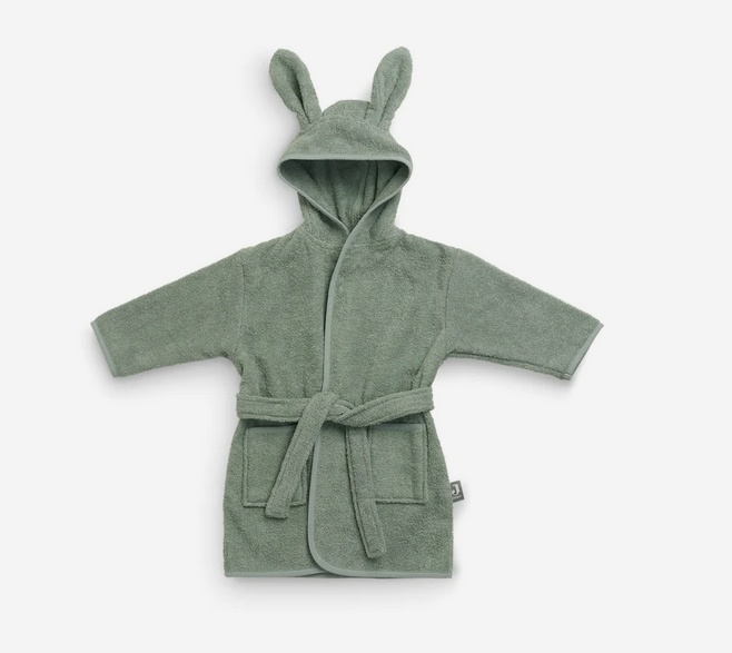 Jollein - Peignoir en Éponge 1-2 ans - Ash green