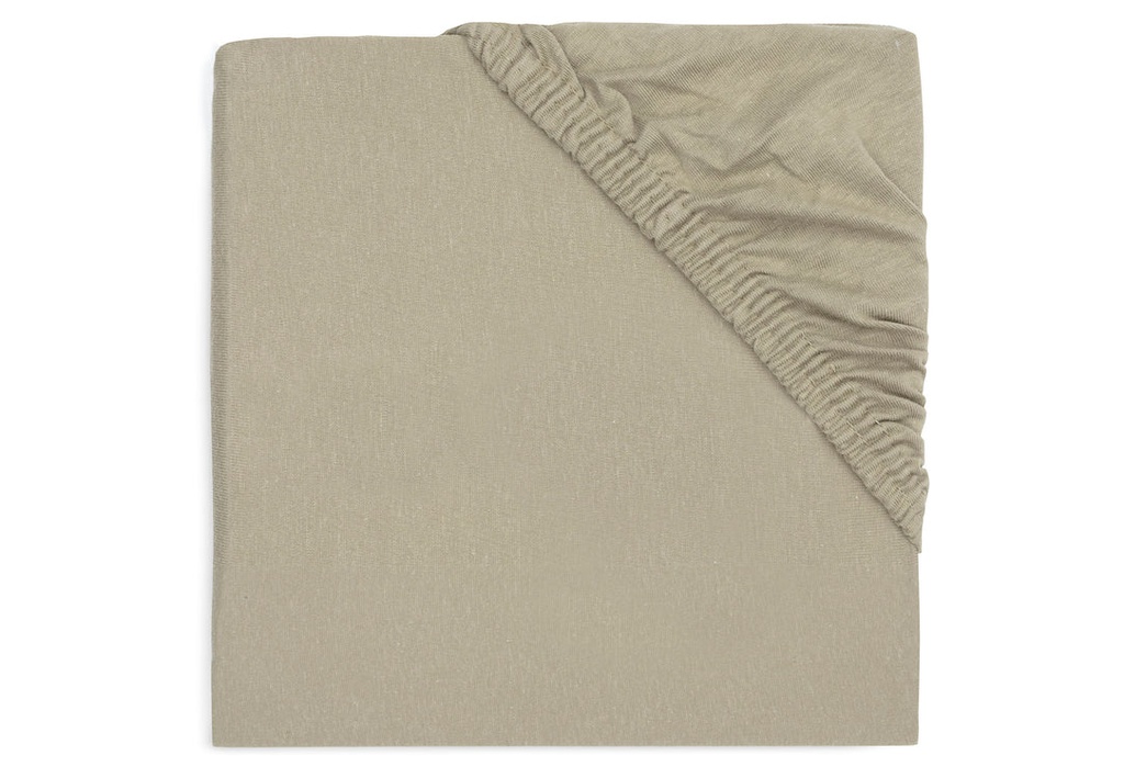 Jollein - Drap-housse Jersey 70x140 - Olive Green