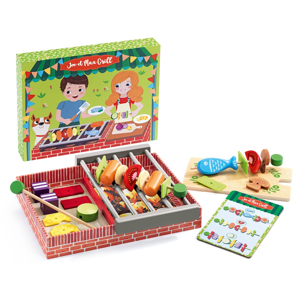 DJECO - Jeu Joe &amp; Max Grill - 4 ans +