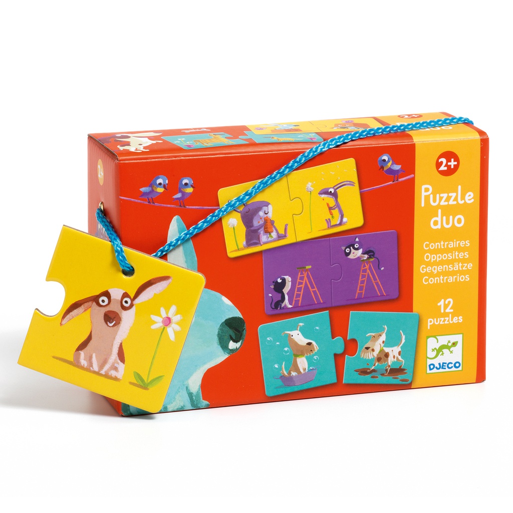 DJECO - Puzzle duo Contraires - 2 ans +