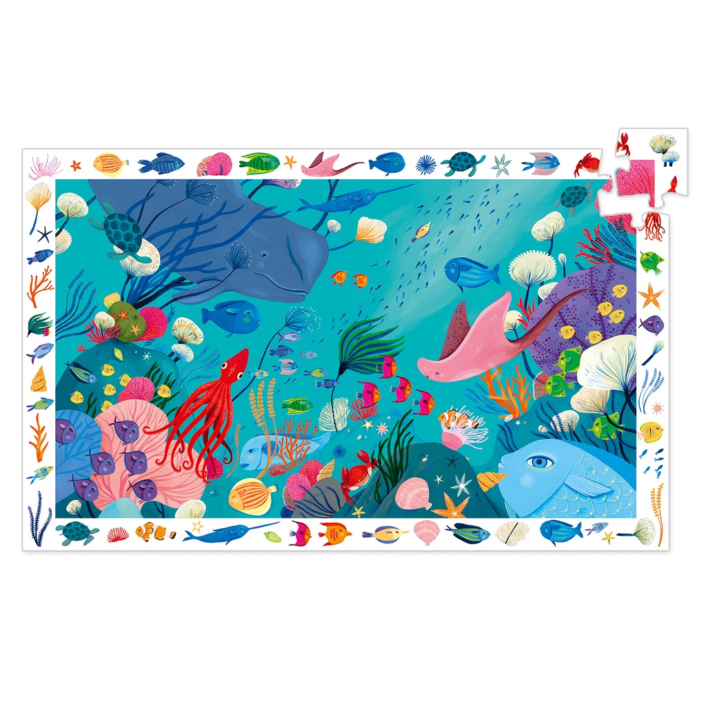 DJECO - Puzzle Aquatique 54 pcs - 4 ans +