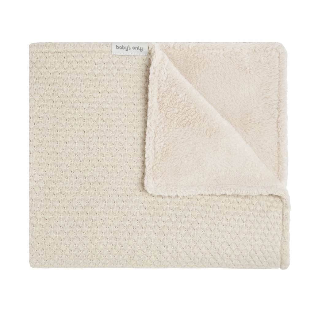 Baby's only - Couverture berceau teddy - Sky Warm Linen