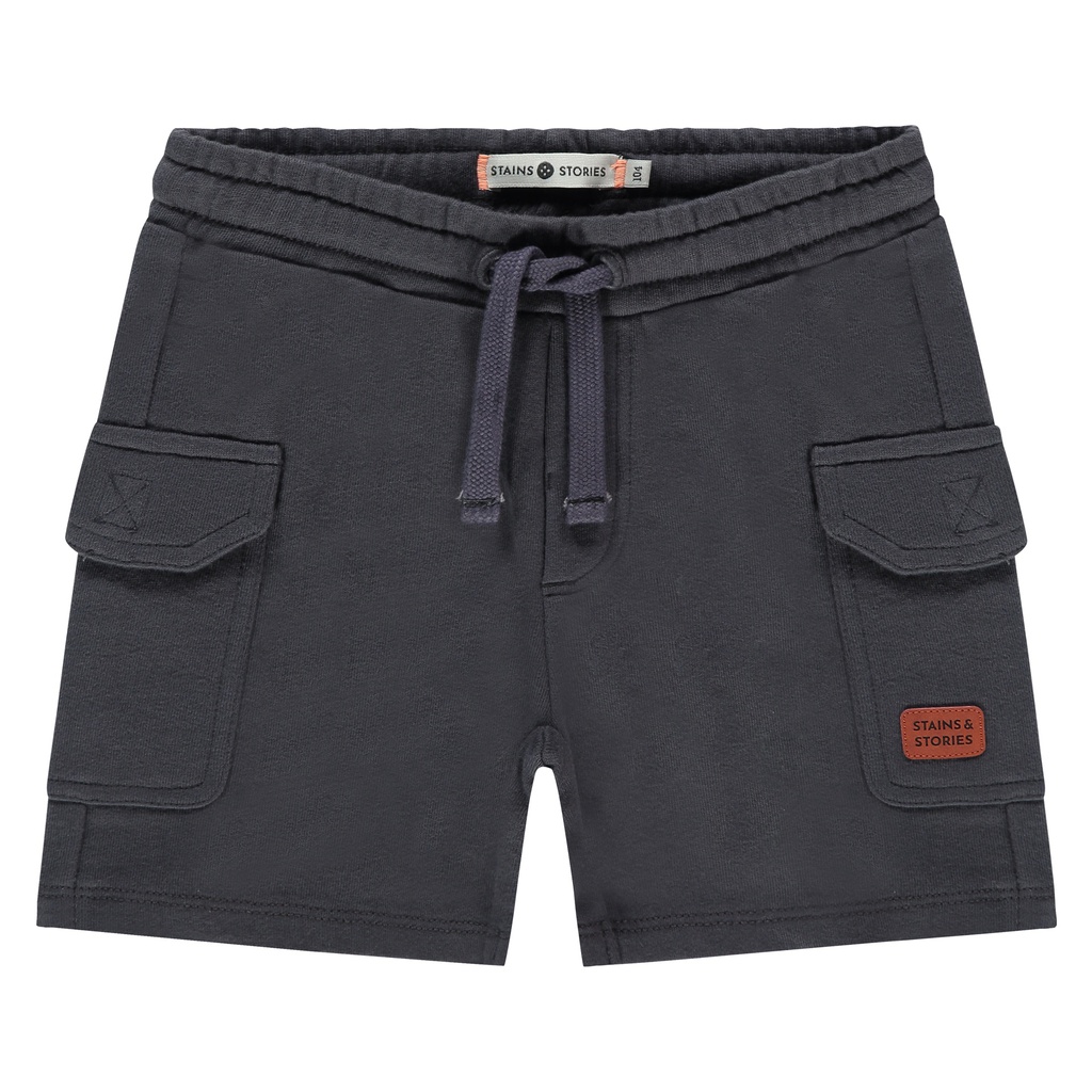 STAINS &amp; STORIES (BY BABYFACE) - Short garçon - Dark Grey