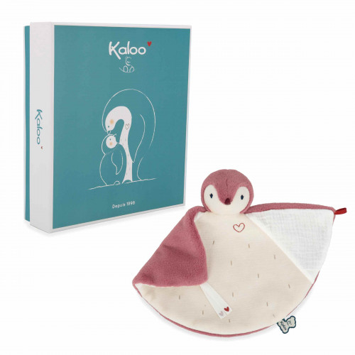 Kaloo - Doudou manchot - Rose