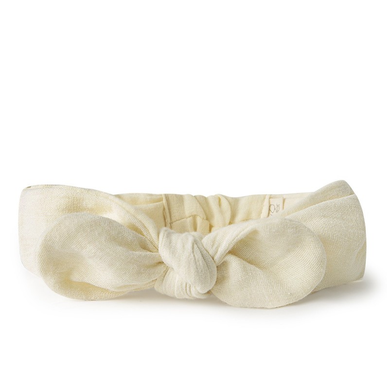 Babyshower - Turban Bébé 1-3 mois - Ivory Powder