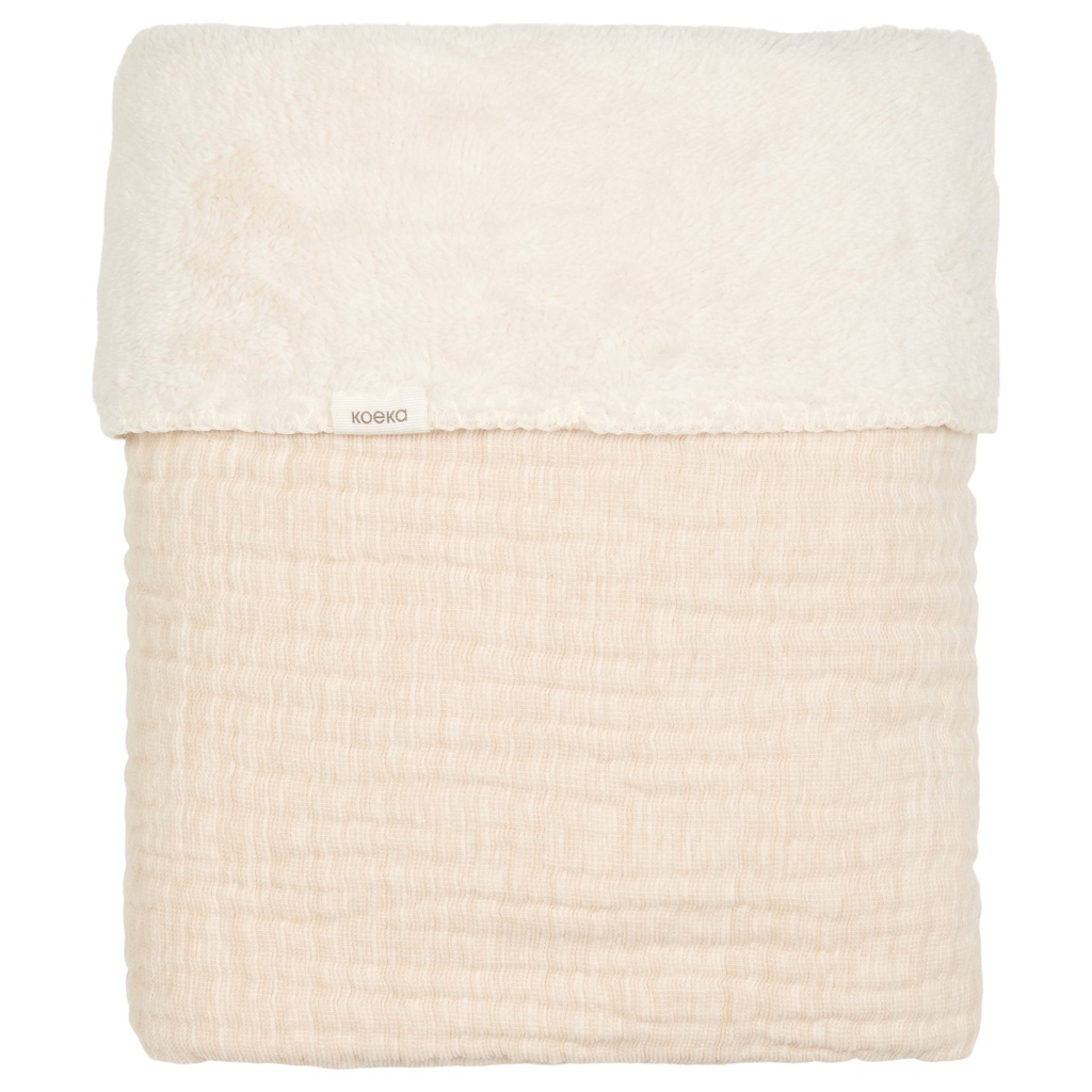 Koeka - Couverture Berceau Teddy Rivoli - Warm White