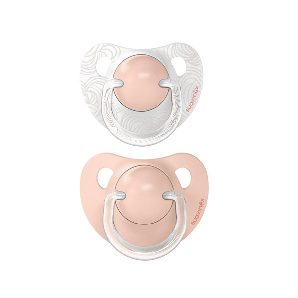 Suavinex - Lot de 2 Tétines en Silicone - Pink/White