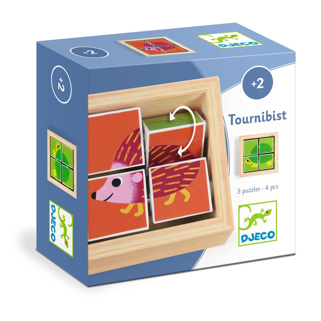 DJECO - Puzzle Tournibist - 2 ans +