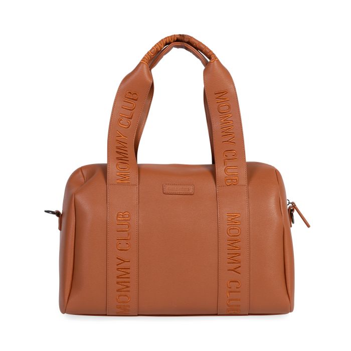 Childhome - Sac à langer Mommy Club - Cuir Vegan - Brun