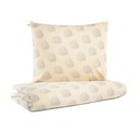 Nobodinoz - Housse de couette Himalaya - Blue Gatsby/cream - 100x150 cm