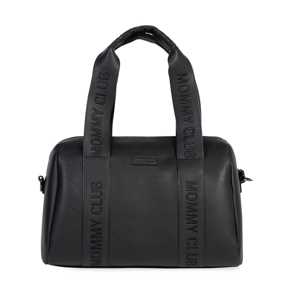 Childhome - Sac à langer Mommy Club - Cuir Vegan - Noir