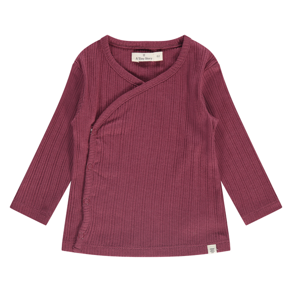 A Tiny Story (by Babyface) - Blouse cache-coeur  - Cranberry