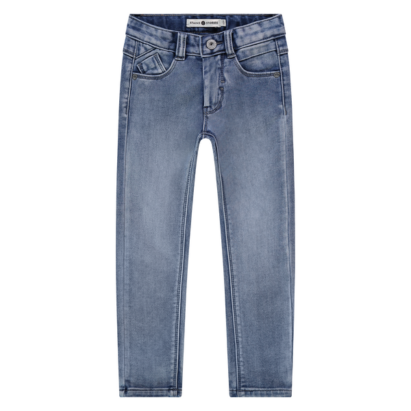 STAINS &amp; STORIES (BY BABYFACE) - Pantalon - Blue denim