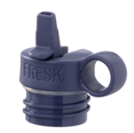 Fresk - Bouchon de rechange + paille neuve pour gourdes - Bleu Marine