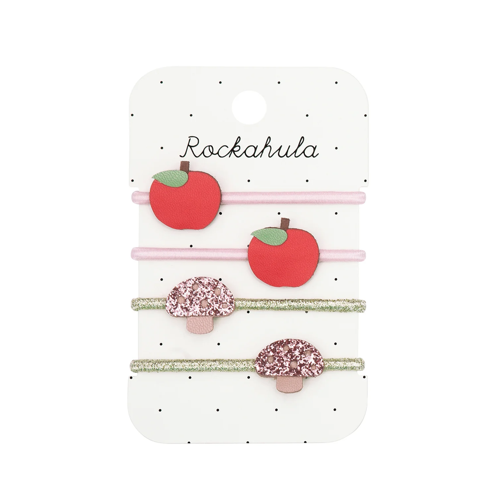 Rockahula - Lot de 4 élastiques - Rosy Apple And Toadstool