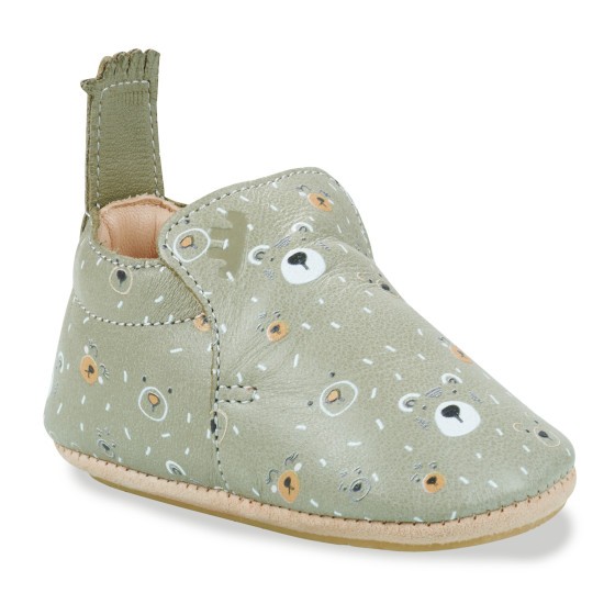 Easy Peasy - Chaussons My Blu 0-6 Mois -  Ours - Vert amande