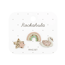 Rockahula - Set de bagues - Enchanted Rainbow And Swan