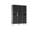 Pericles - Armoire Style 5 Portes - Pure Black