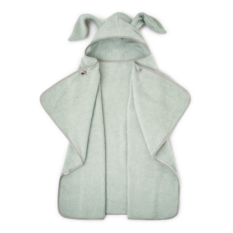 Babyshower - Cape de bain lapin large - Sage Powder