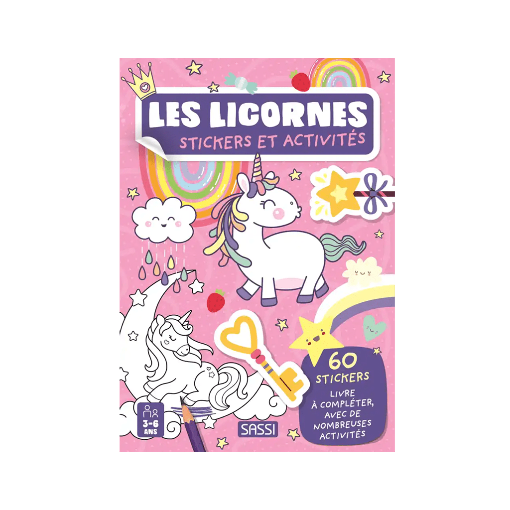 Sassi - Stickers et activités - Les Licornes