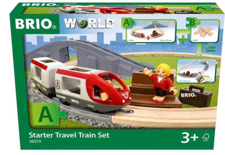 Brio - Circuit de train en bois - 3 ans +